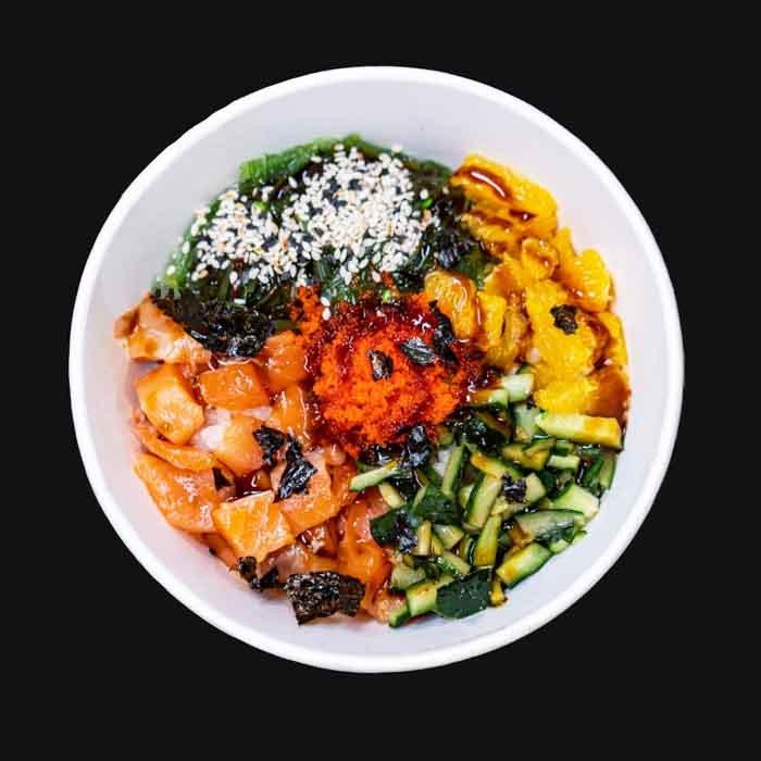 Боул с лососем